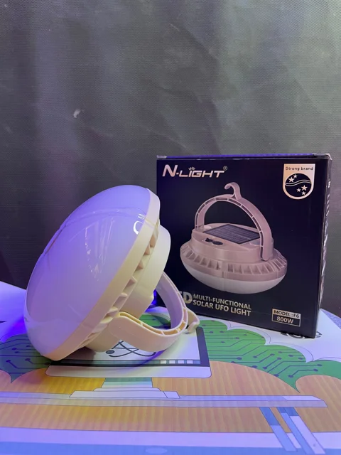 چراغ کمپینگ پنل خورشیدی F6 N-LIGHT